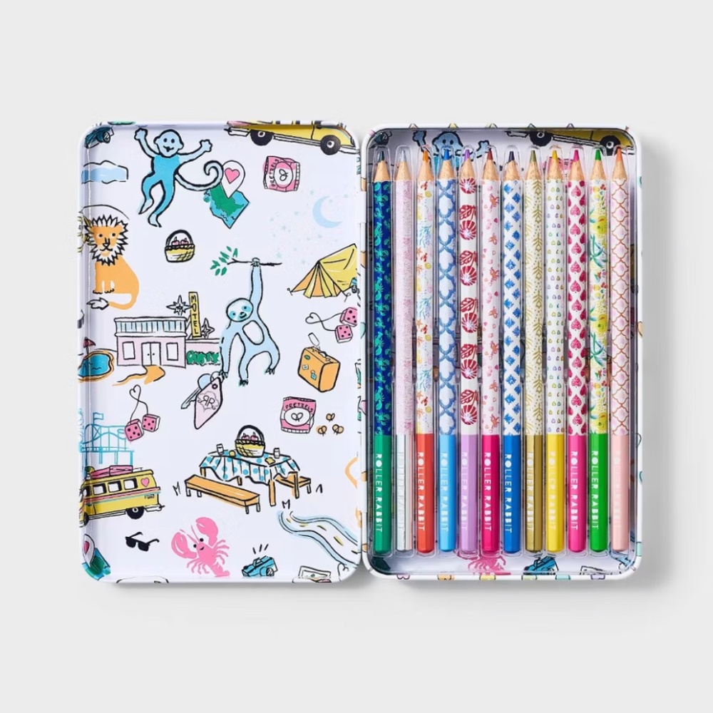 Roller Rabbit x Target Colored Pencils FREE GIFT - Picture 2 of 7